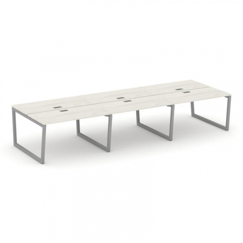 Style Project Рабочая станция 2-х сторон. SN-5T2.DRS-073 Акация Лорка/Металл Антрацит/Заглушка Пласт фото 12