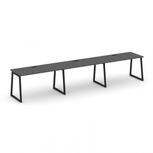 Style Project Рабочая станция 1 сторон. SN-4T1.ORS-032 Акация Лорка/Металл Антрацит/Заглушка Пластик фото 5