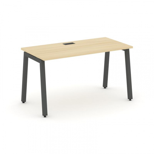 Style Project Стол письменный SN-5A.SP-013 Дуб Наварра/Металл Белый 1380*700*750 фото 24