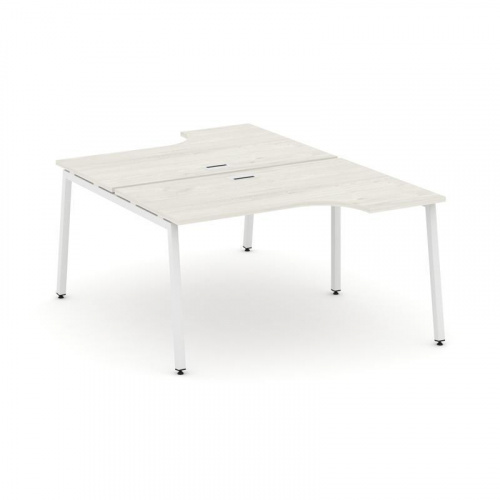 Style Project Рабочая станция эргоном. SN-4A.DRPA-021 Тиквуд Светлый/Металл Антрацит 1380*1632/1992* фото 26