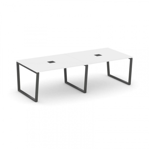 Style Project Стол переговорный SN-6T2.SPRG-044 Акация Лорка/Металл Антрацит/Заглушка Металл Антраци фото 26