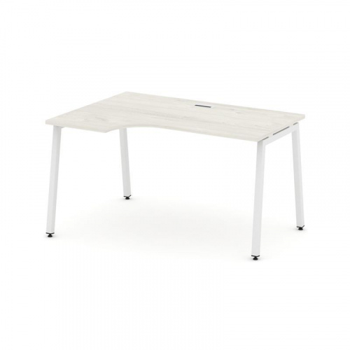 Style Project Стол рабочий эргоном. SN-4A.SPA-021(L) Антрацит/Металл Антрацит 1380*800/980*750 фото 17