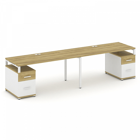 Бенч-система на 2 места с 2 опорными тумбами Concept CN.ORS-324