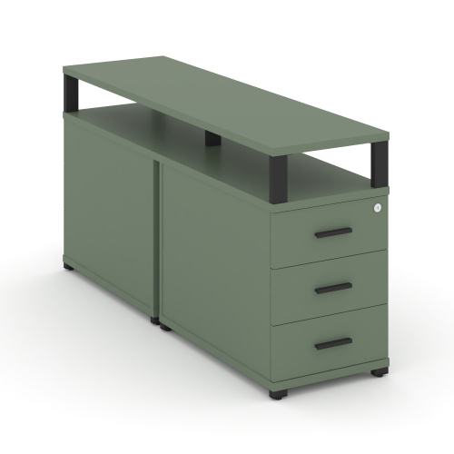 Тумба двухсторонняя приставная Concept CN.DTGP-001