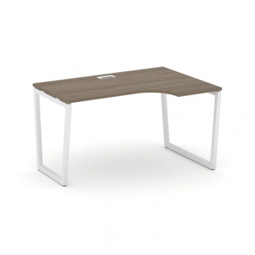 Style Project Стол рабочий эргоном. SN-4T2.SPA-012(R) Акация Лорка/Металл Антрацит/Заглушка Пластик фото 14