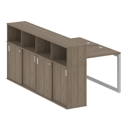 Бенч-система с шкафом-купе на О-обр. м/к Metal System Quattro 50БО.РС-СШК-4.1 фото 2 Бенч-система с шкафом-купе на О-обр. м/к Metal System Quattro 50БО.РС-СШК-4.1 фото 2