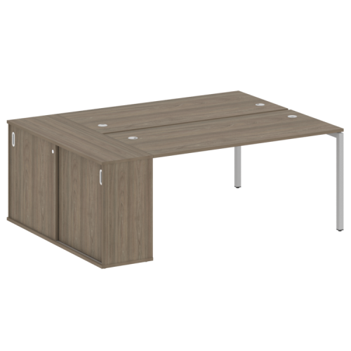 Бенч-система с шкафом-купе на П-обр. м/к Metal System Quattro 40БП.РС-СШК-1.4 фото 3 Бенч-система с шкафом-купе на П-обр. м/к Metal System Quattro 40БП.РС-СШК-1.4 фото 3