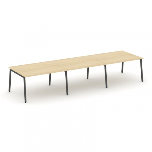 Style Project Стол переговорный SN-4A.SPRG-053.3 Акация Лорка/Металл Белый 4410*1180*750 фото 18