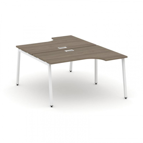 Style Project Рабочая станция эргоном. SN-4A.DRPA-021 Тиквуд Светлый/Металл Антрацит 1380*1632/1992* фото 25