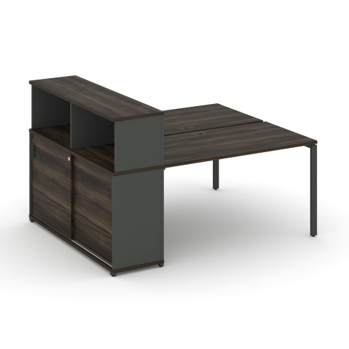 Бенч-система с опорным шкафом-купе с надставкой Concept CN.DRS-239 фото 3