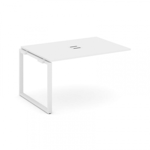 Style Project Проходной наб. элем. перег. стола SN-6O.NSPRG-001 Тиквуд Светлый/Металл Белый 980*980* фото 3