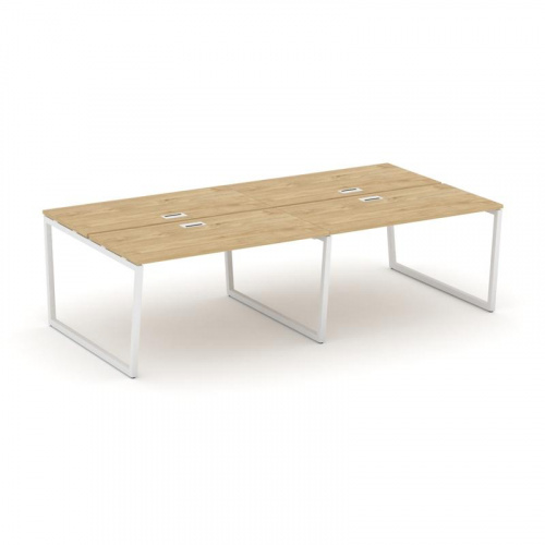 Style Project Рабочая станция 2-х сторон. SN-4T2.DRS-044 Акация Лорка/Металл Антрацит/Заглушка Пласт фото 3