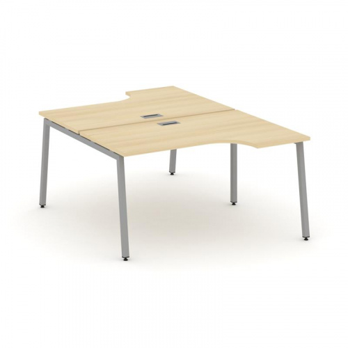 Style Project Рабочая станция эргоном. SN-4A.DRPA-021 Тиквуд Светлый/Металл Антрацит 1380*1632/1992* фото 5