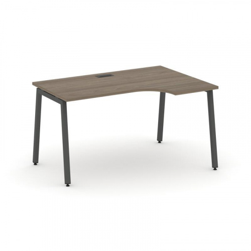 Style Project Стол рабочий эргоном. SN-4A.SPA-001(R) Белый/Металл Белый 1380*600/980*750 фото 25