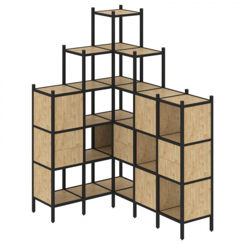 Стеллаж офисный угловой Loft VR.L-43 фото 7 Стеллаж офисный угловой Loft VR.L-43 фото 7