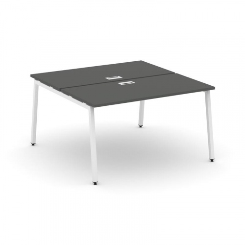 Style Project Рабочая станция 2-х сторон. SN-4A.DRS-011 Белый/Металл Антрацит 980*1432*750 фото 17