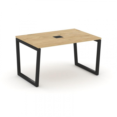 Style Project Стол переговорный SN-5T2.SPRG-001 Акация Лорка/Металл Антрацит/Заглушка Металл Антраци