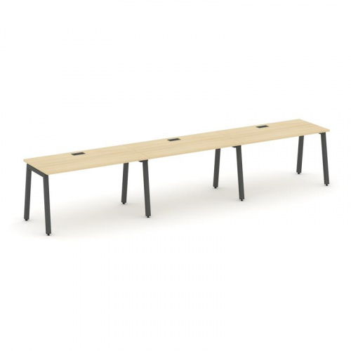 Style Project Рабочая станция 1 сторон. SN-5A.ORS-051 Акация Лорка/Металл Белый 2940*800*750 фото 20