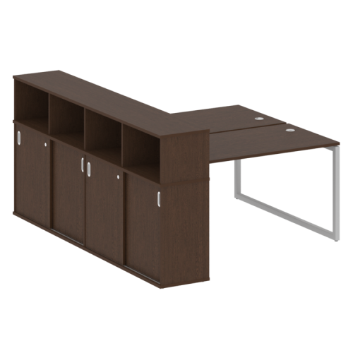 Бенч-система с шкафом-купе на О-обр. м/к Metal System Quattro 40БО.РС-СШК-4.3 фото 6