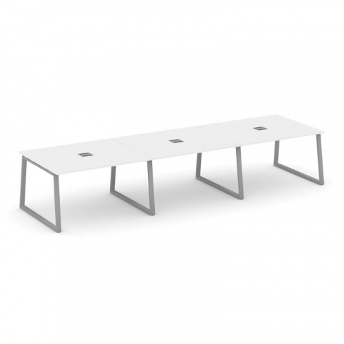 Style Project Стол переговорный SN-6T1.SPRG-052 Акация Лорка/Металл Антрацит/Заглушка Металл Антраци фото 17