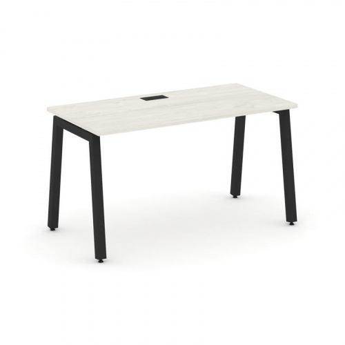 Style Project Стол письменный SN-5A.SP-013 Дуб Наварра/Металл Белый 1380*700*750 фото 2