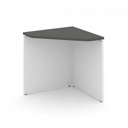 Style Project Угловой элемент стола SN-D.USP-021 Антрацит/Белый/Металл Белый 800*800*750