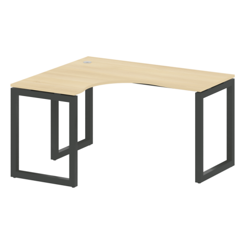 Стол криволинейный левый на О-обр. м/к Metal System Quattro 50БО.СА-3 (L) фото 8