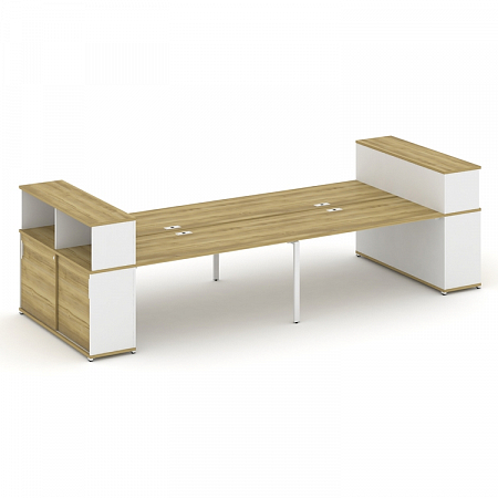 Бенч-система с опорными шкафами-купе Concept CN.DRS-284