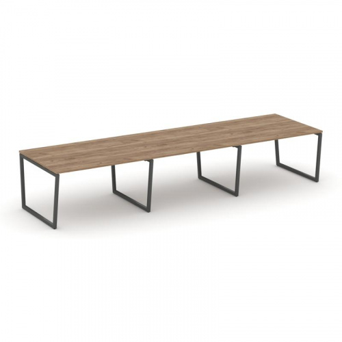 Style Project Стол переговорный SN-4T2.SPRG-052.3 Акация Лорка/Металл Антрацит 3540*1180*750 фото 23