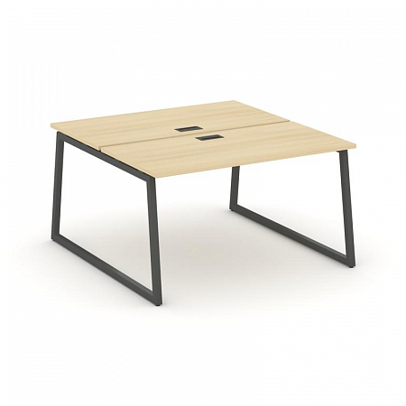 Style Project Рабочая станция 2-х сторон. SN-4T1.DRS-012 Акация Лорка/Металл Антрацит/Заглушка Пласт