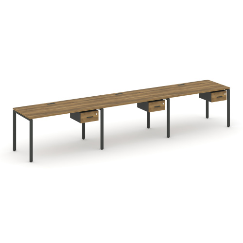 Бенч-система на 3 места с подвесными тумбами Concept CN.ORS-132