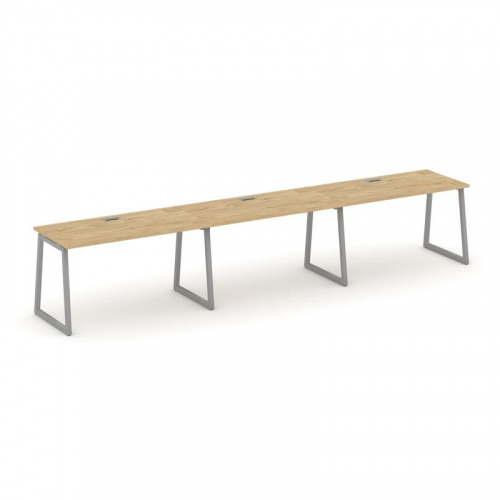 Style Project Рабочая станция 1 сторон. SN-4T1.ORS-032 Акация Лорка/Металл Антрацит/Заглушка Пластик фото 2