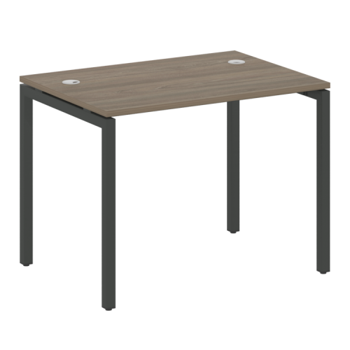 Стол офисный на П-обр. м/к Metal System Quattro 40БП.СП-1