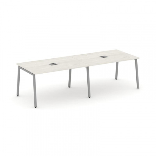 Style Project Стол переговорный SN-4A.SPRG-011 Дуб Табак/Металл Белый 1960*980*750 фото 12