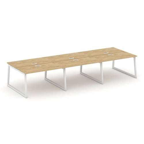 Style Project Рабочая станция 2-х сторон. SN-5T1.DRS-084 Акация Лорка/Металл Антрацит/Заглушка Пласт фото 3