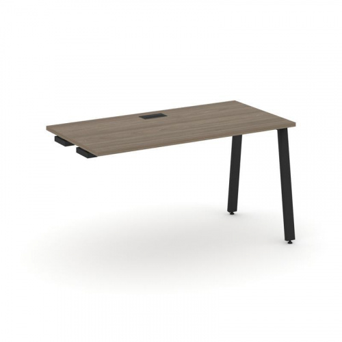 Style Project Стол-приставка к опор. элем. SN-6A.OPRS-013 Дуб Табак/Металл Белый 1380*700*750 фото 7