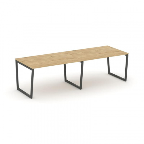 Style Project Стол переговорный SN-4T2.SPRG-013.3 Акация Лорка/Металл Антрацит 2760*980*750 фото 22