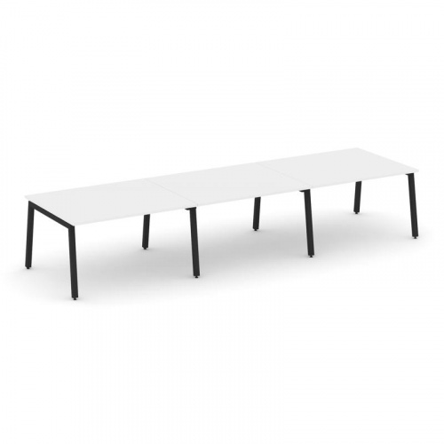 Style Project Стол переговорный SN-5A.SPRG-054.3 Дуб Наварра/Металл Белый 4740*1180*750 фото 7