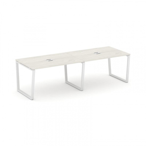 Style Project Стол переговорный SN-6T2.SPRG-011 Акация Лорка/Металл Антрацит/Заглушка Металл Антраци фото 13