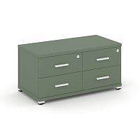 Тумба приставная с 2 ящиками Concept CN.TSP-001 W