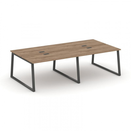 Style Project Рабочая станция 2-х сторон. SN-6T1.DRS-032 Акация Лорка/Металл Антрацит/Заглушка Пласт фото 23