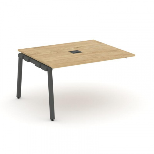 Style Project Проходной наб. элем. перег. стола SN-5A.NSPRG-032 Вяз Благородный/Металл Белый 1180*11 фото 12