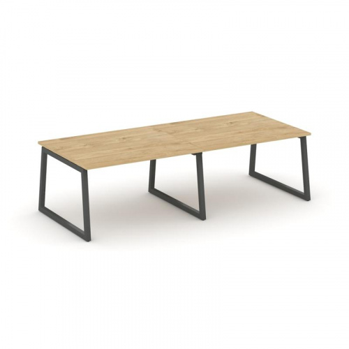 Style Project Стол переговорный SN-5T1.SPRG-042.3 Акация Лорка/Металл Антрацит 2360*1180*750 фото 8