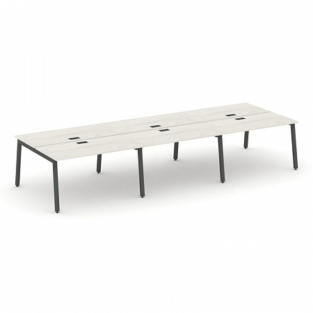 Style Project Рабочая станция 2-х сторон. SN-5A.DRS-083 Дуб Наварра/Металл Антрацит 4140*1632*750