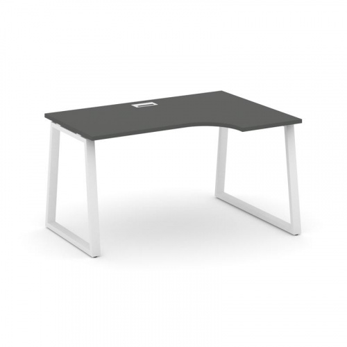 Style Project Стол рабочий эргоном. SN-6T1.SPA-021(R) Акация Лорка/Металл Антрацит/Заглушка Пластик фото 19