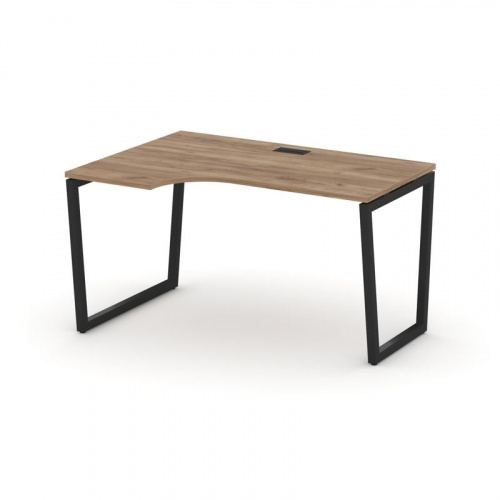 Style Project Стол рабочий эргоном. SN-4T2.SPA-021(L) Акация Лорка/Металл Антрацит/Заглушка Пластик фото 8