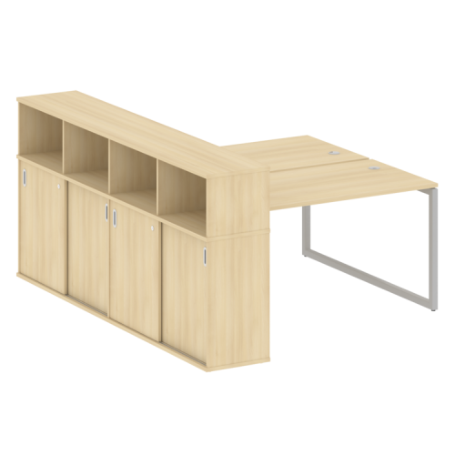 Бенч-система с шкафом-купе на О-обр. м/к Metal System Quattro 40БО.РС-СШК-4.3 фото 8