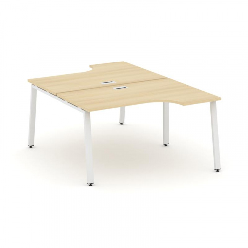 Style Project Рабочая станция эргоном. SN-6A.DRPA-022 Дуб Табак/Металл Белый 1580*1632/1992*750 фото 17