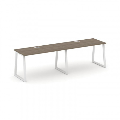 Style Project Рабочая станция 1 сторон. SN-6T1.ORS-012 Акация Лорка/Металл Антрацит/Заглушка Пластик фото 15