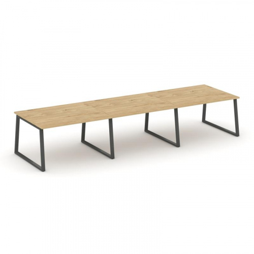 Style Project Стол переговорный SN-6T1.SPRG-052.3 Акация Лорка/Металл Антрацит 3540*1180*750 фото 10 Style Project Стол переговорный SN-6T1.SPRG-052.3 Акация Лорка/Металл Антрацит 3540*1180*750 фото 10